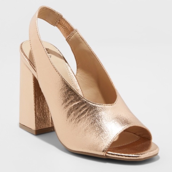a new day Shoes - //A NEW DAY// Rose Gold Slingback Heel a new day Shoes - //A NEW DAY// Rose Gold Slingback Heel